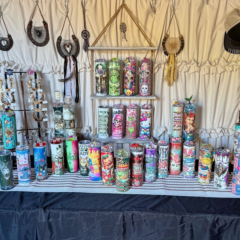 ✨Customizable Sublimated Glitter Epoxy Tumblers✨